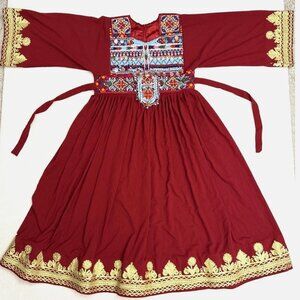 Afghan Kuchi Handmade Party Dress Afghani traditional clothes Beaded